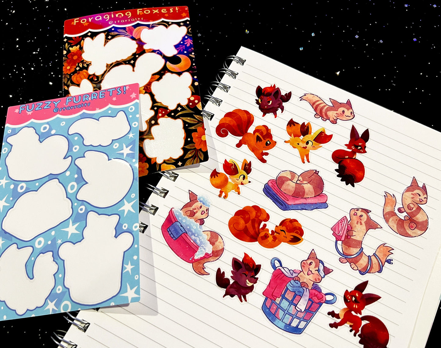 Fuzzy Furret Sticker Sheet