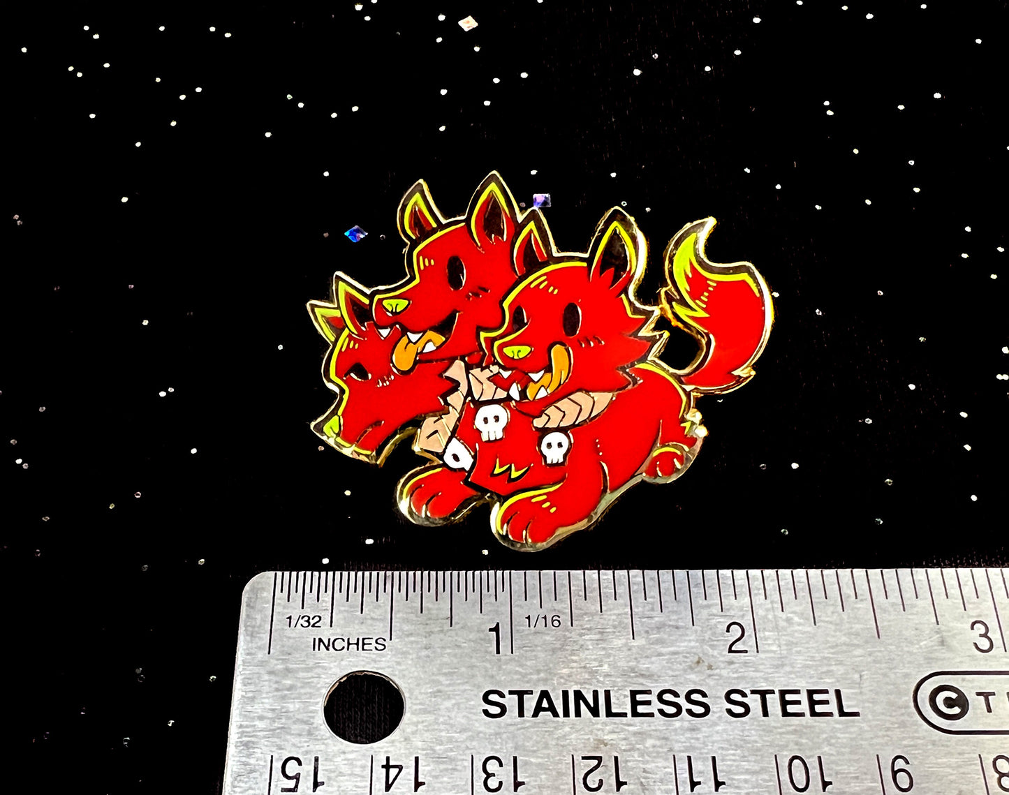 Cerberus Enamel Pin