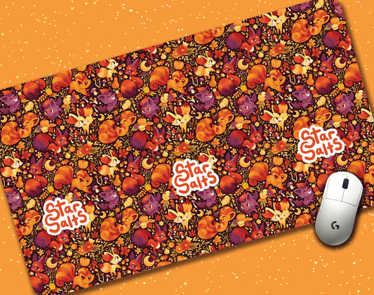 Forest Foxes Jumbo Desk Mat