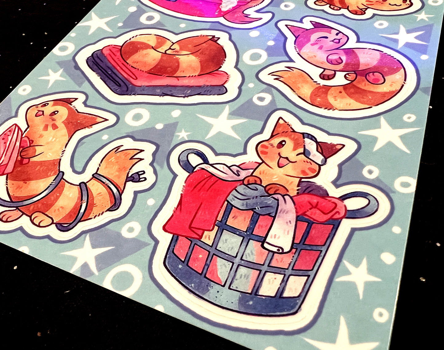 Fuzzy Furret Sticker Sheet
