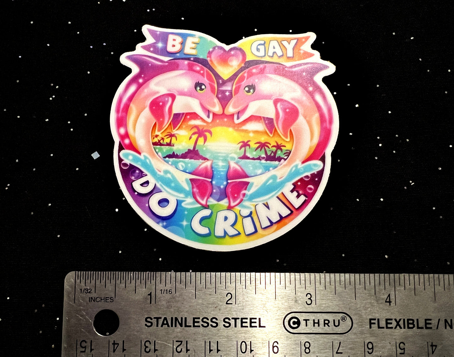 Be Gay Do Crime Sticker