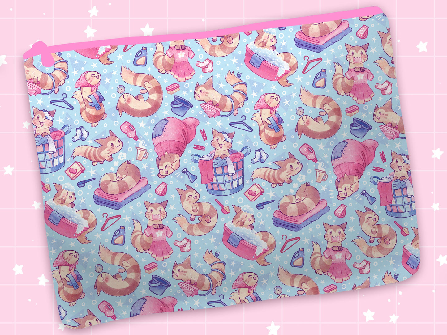 Fuzzy Furret Cosmetic Bag
