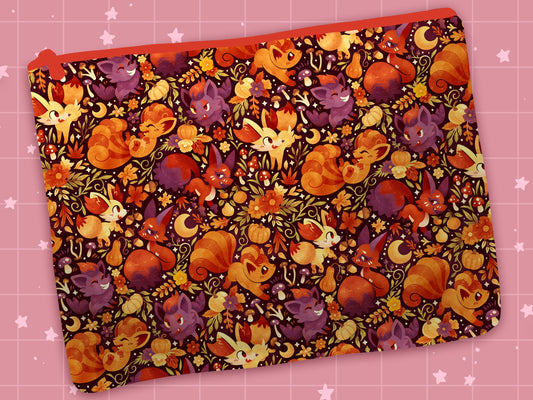 Forest Foxes Cosmetic Bag