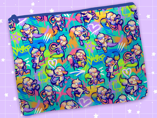 Smeargle Splatter Cosmetic Bag