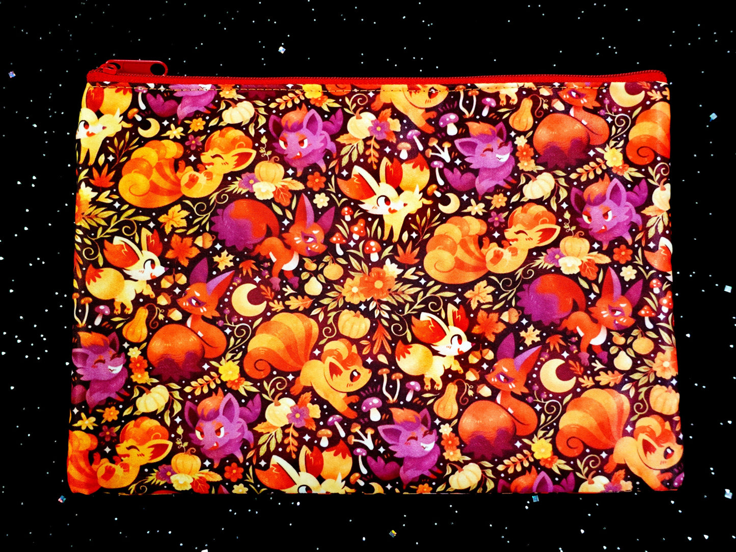 Forest Foxes Cosmetic Bag