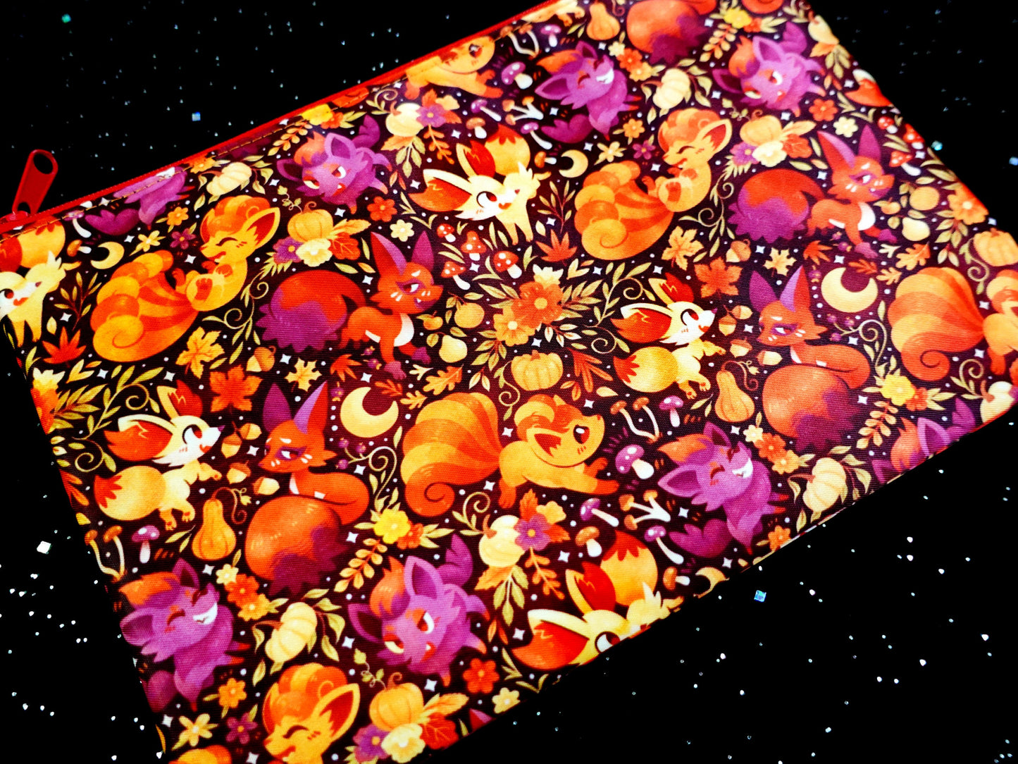 Forest Foxes Cosmetic Bag
