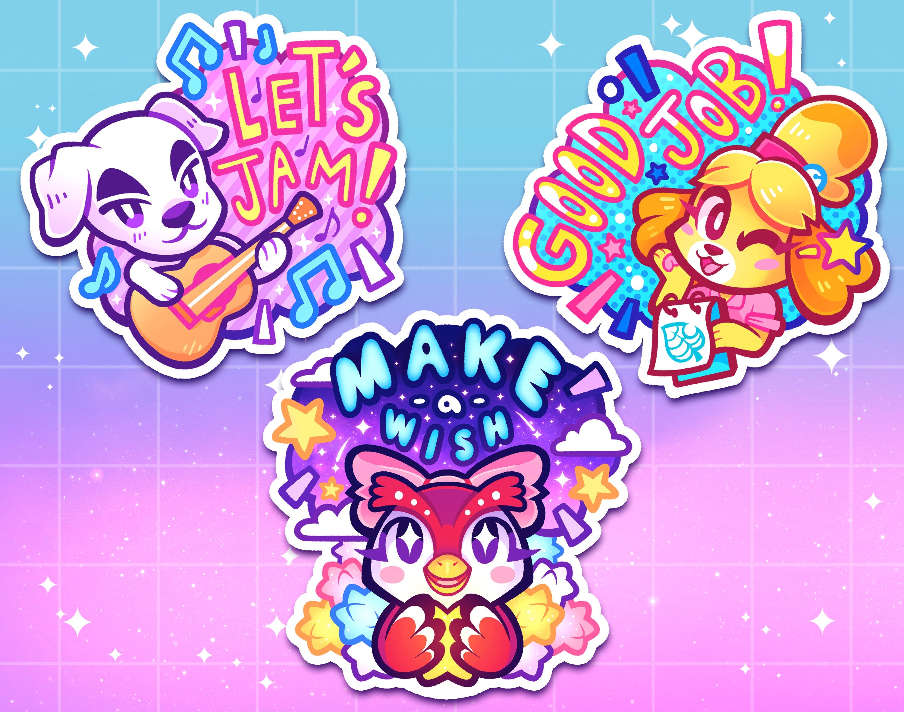 FNAF Security Breach Stickers – Star⭑Salts