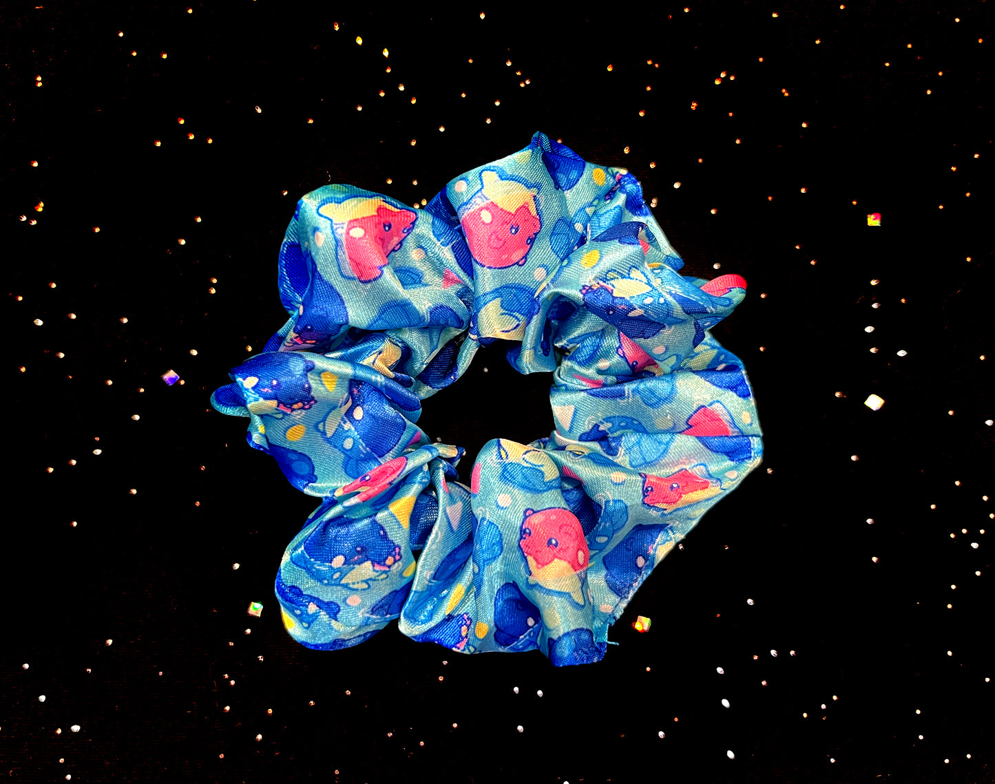Splashing Spheal Scrunchie