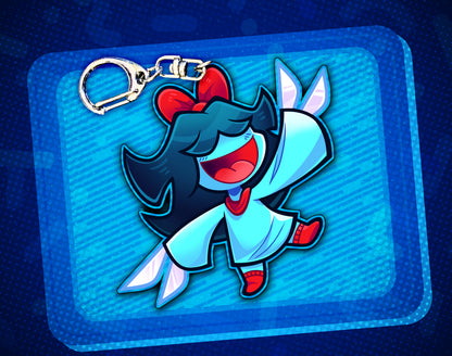 Aqua 2.5" Acrylic Charm