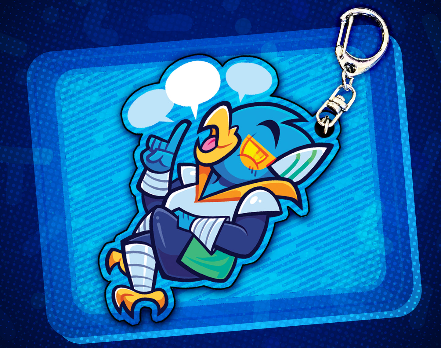 Berdly 2.5" Acrylic Charm