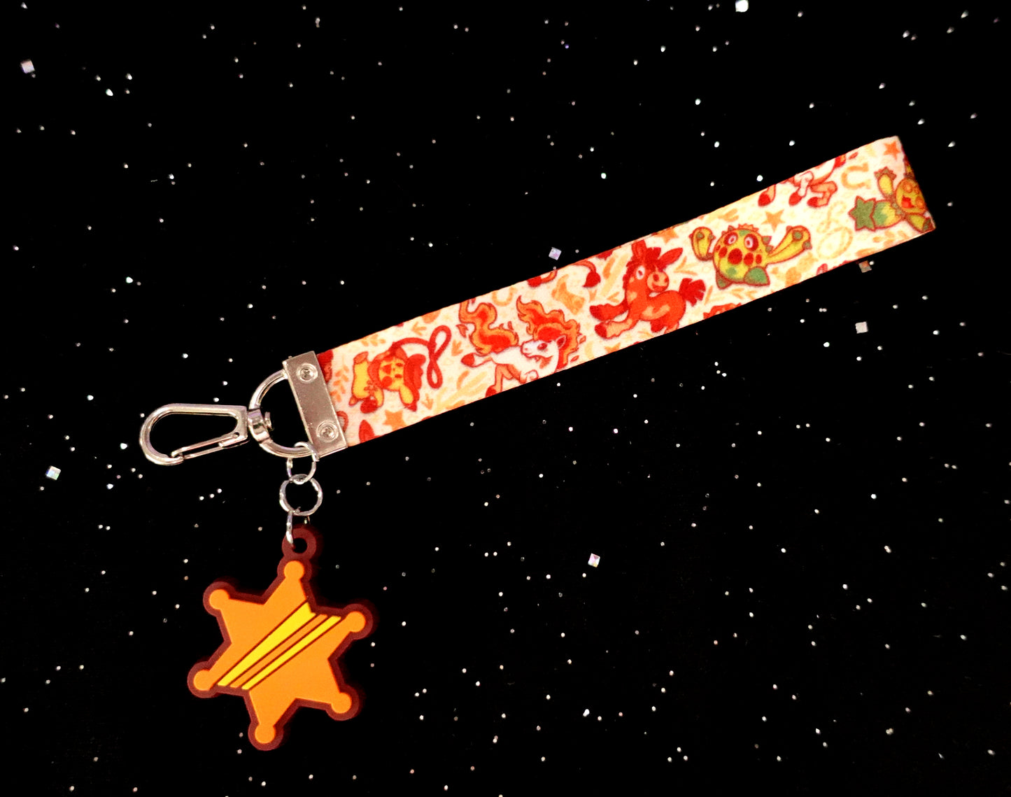 Western Lanyard Wristlet