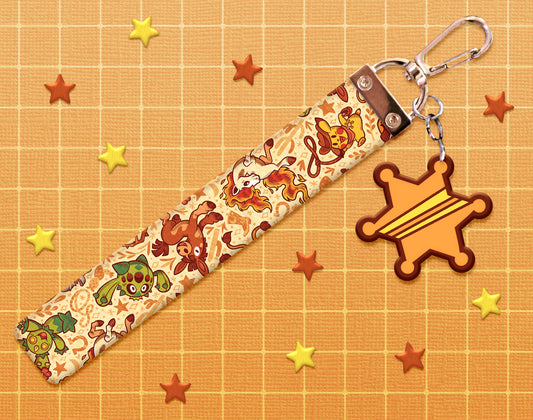 Western Lanyard Wristlet