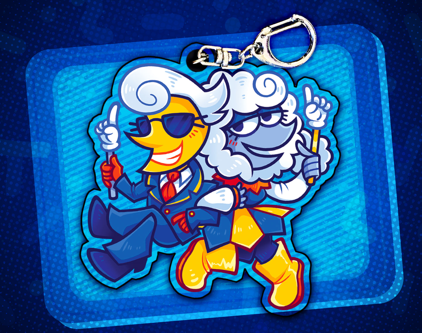 Lanino & Elnina 2.5" Acrylic Charm