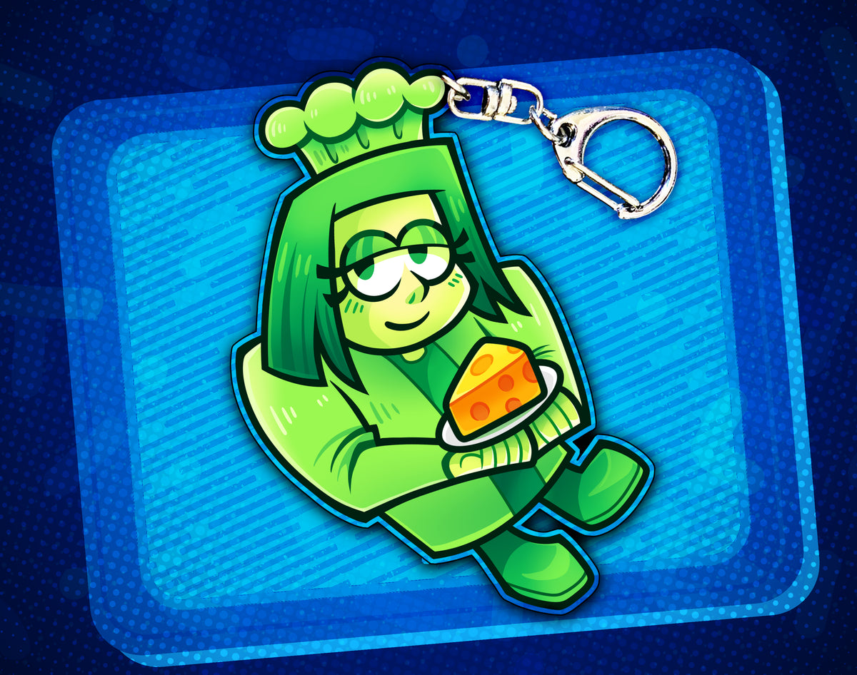 Green 2.5" Acrylic Charm
