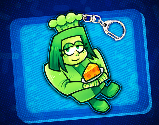 Green 2.5" Acrylic Charm