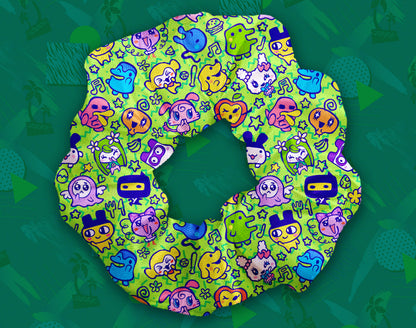 Tamagotchi Time Scrunchie
