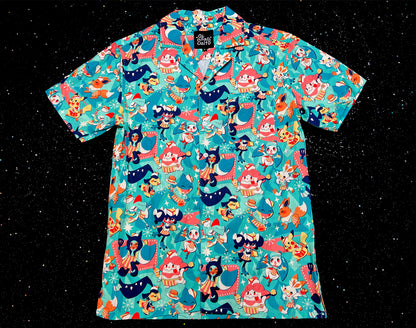 Pikachu's Diner Button Up Shirt
