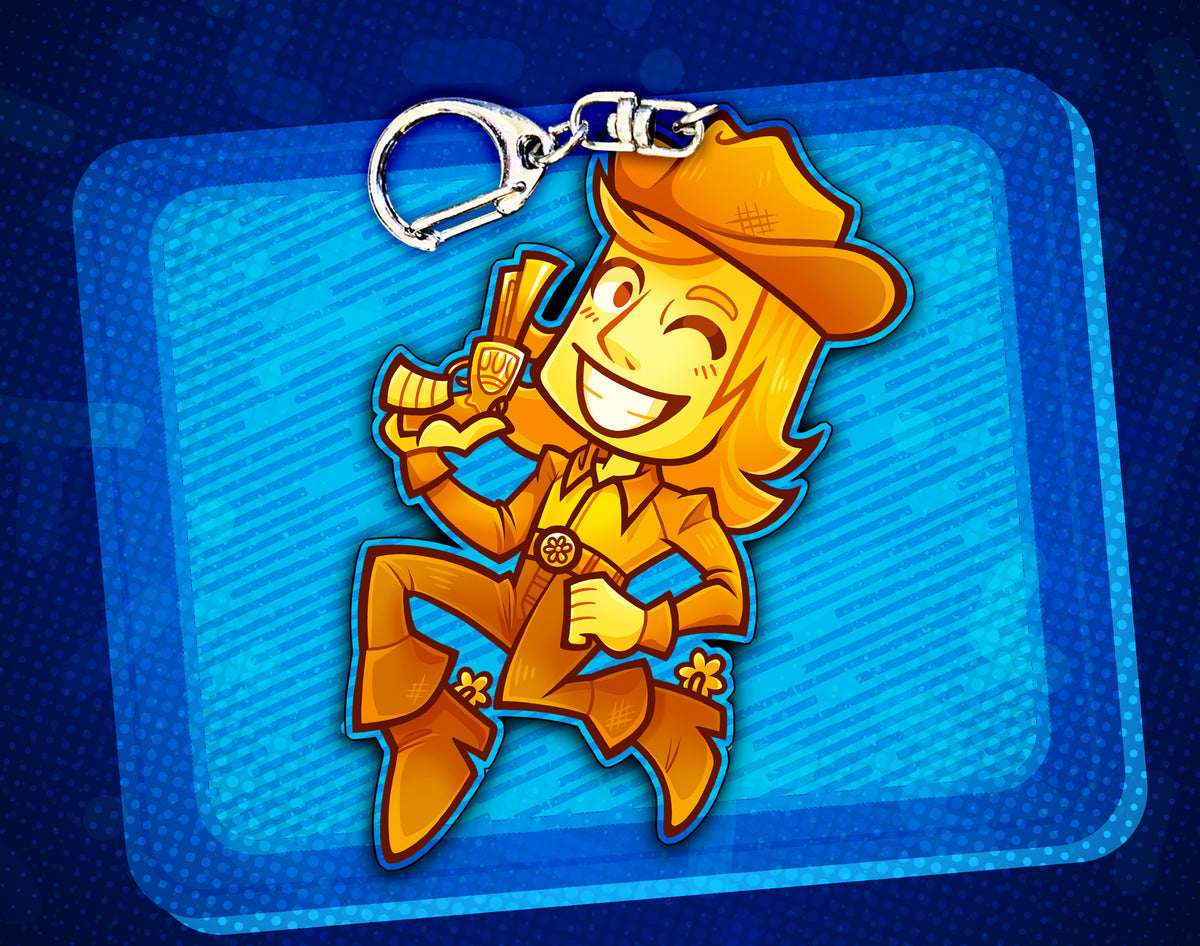 Yellow 2.5" Acrylic Charm