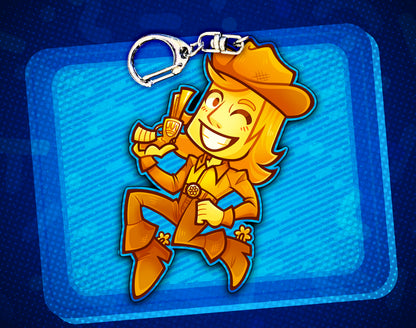 Yellow 2.5" Acrylic Charm