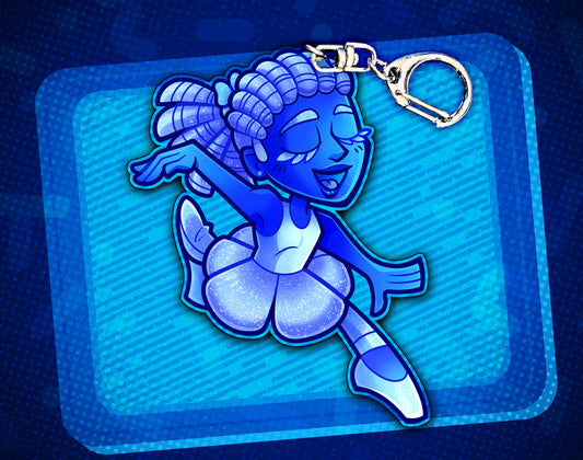 Blue 2.5" Acrylic Charm