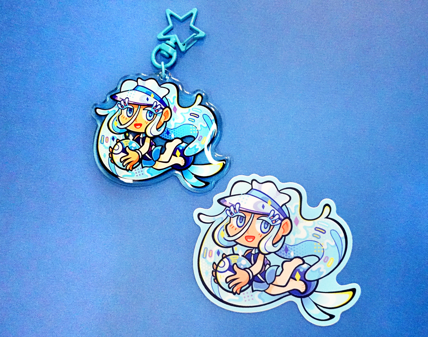 Water-Type Miku 2.5" Acrylic Charm