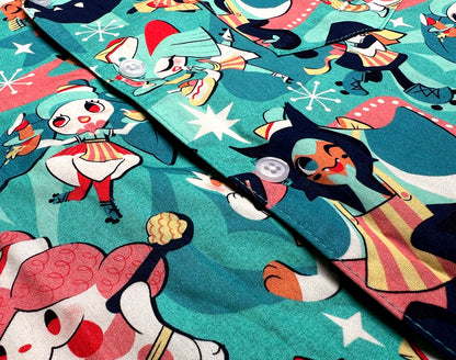 Pikachu's Diner Button Up Shirt