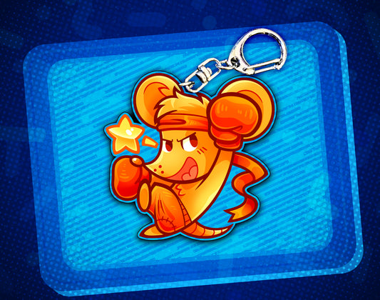 Orange 2.5" Acrylic Charm