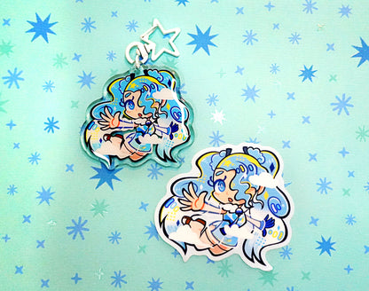 Flying-Type Miku 2.5" Acrylic Charm