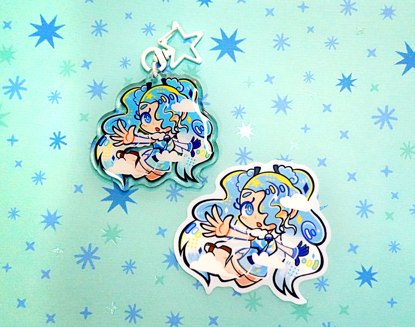 Flying-Type Miku 2.5" Acrylic Charm