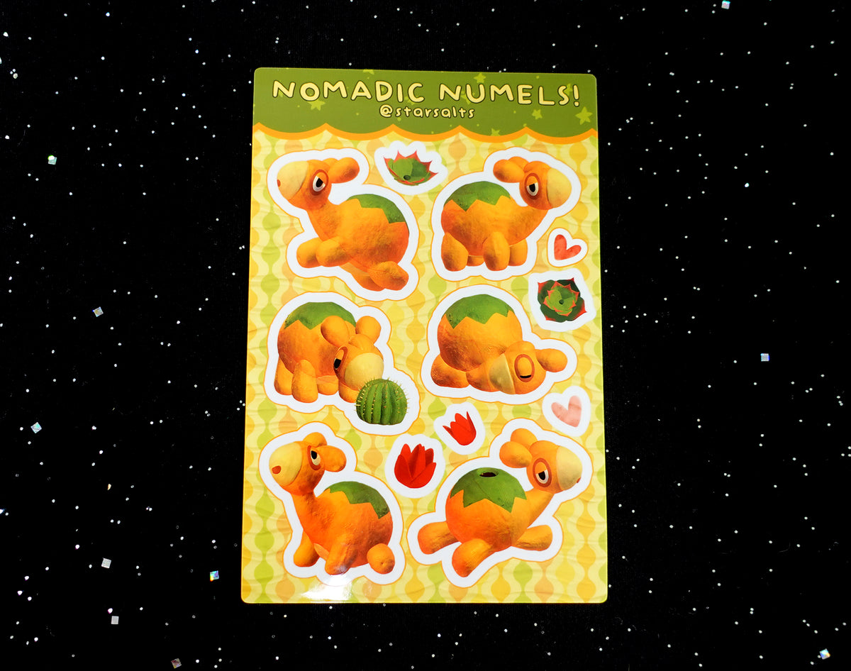Numel Nomads Sticker Sheet