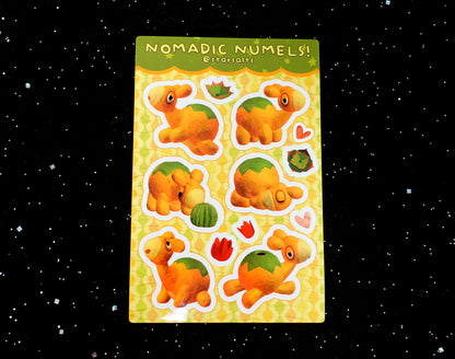 Numel Nomads Sticker Sheet
