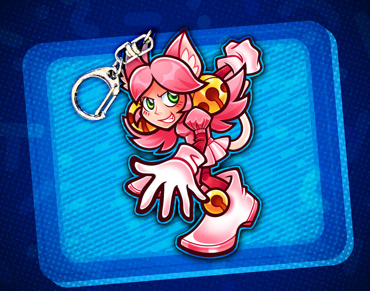Pink 2.5" Acrylic Charm