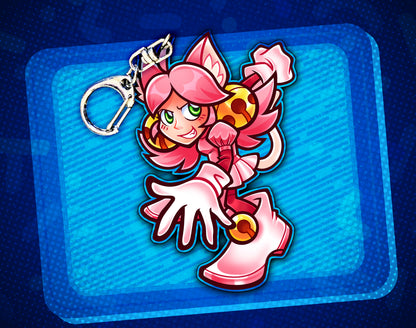 Pink 2.5" Acrylic Charm
