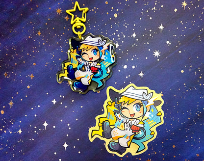 Electric-Type Miku 2.5" Acrylic Charm