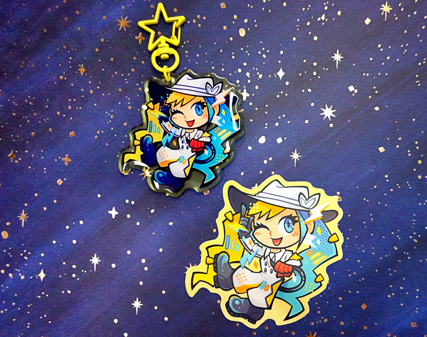 Electric-Type Miku 2.5" Acrylic Charm