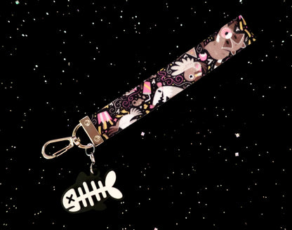 Trash Mammals Lanyard Wristlet