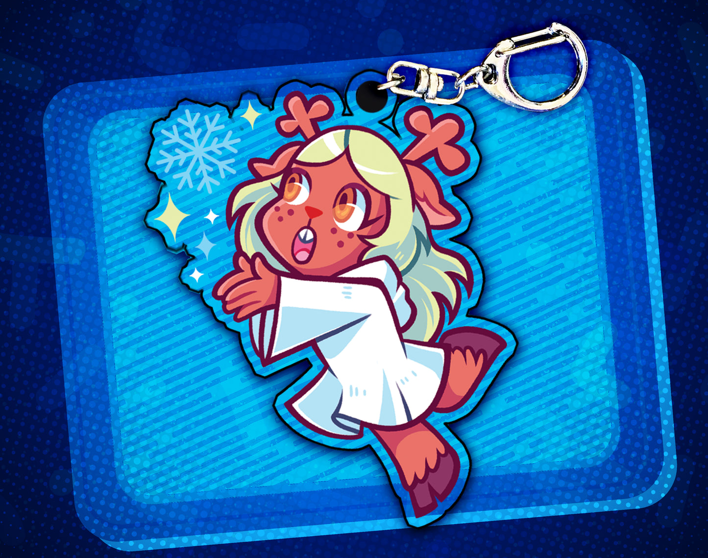 Noelle 2.5" Acrylic Charm