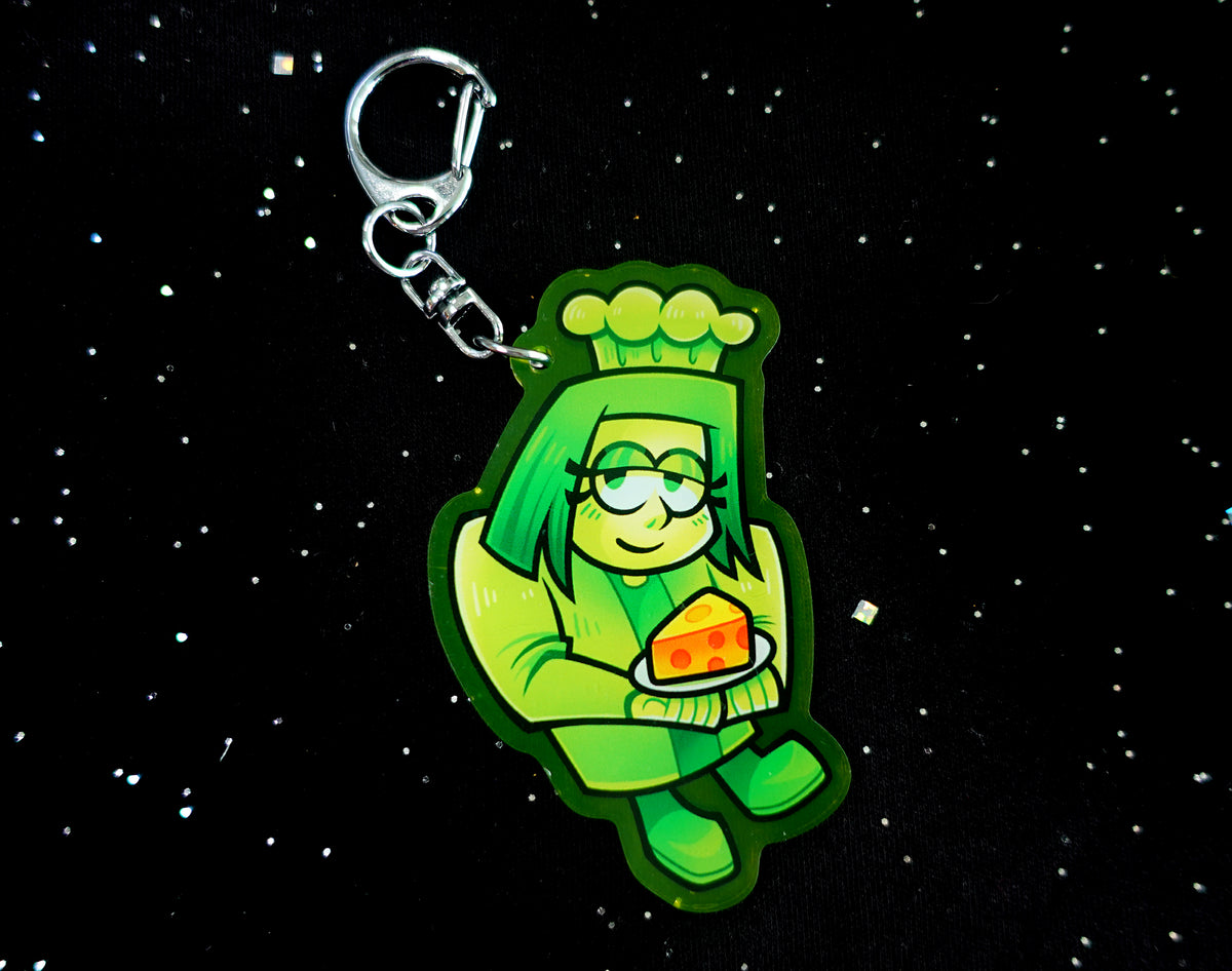 Green 2.5" Acrylic Charm