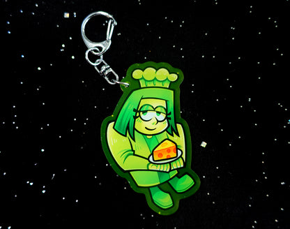 Green 2.5" Acrylic Charm