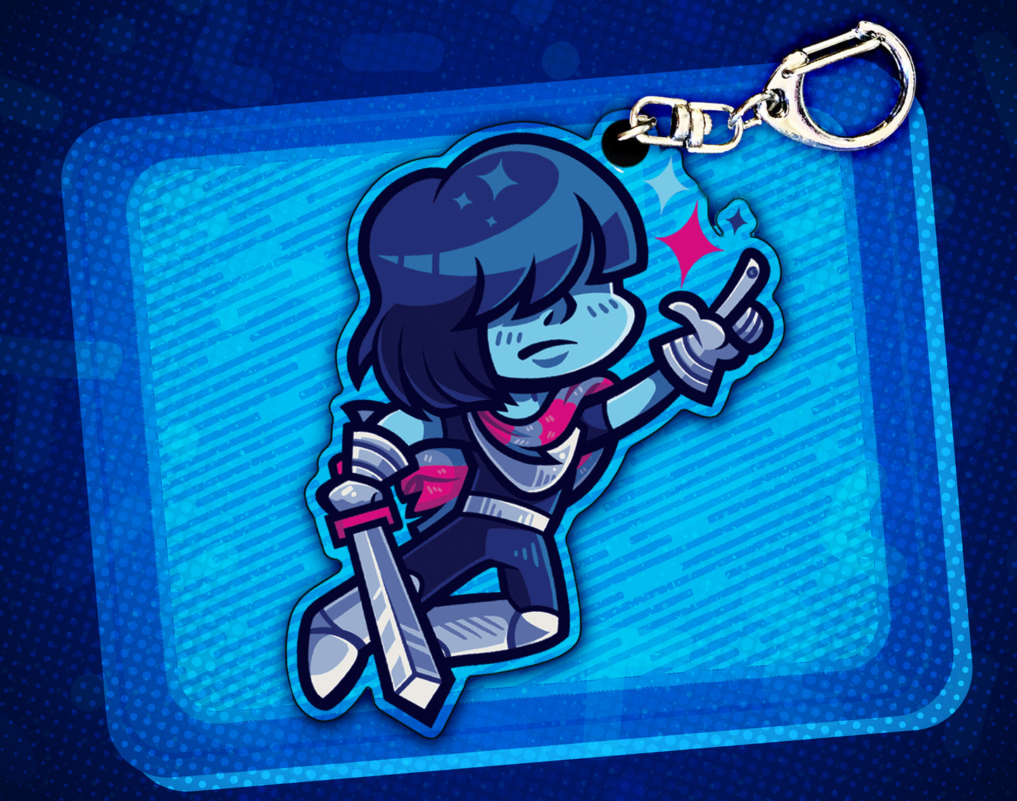 Kris 2.5" Acrylic Charm