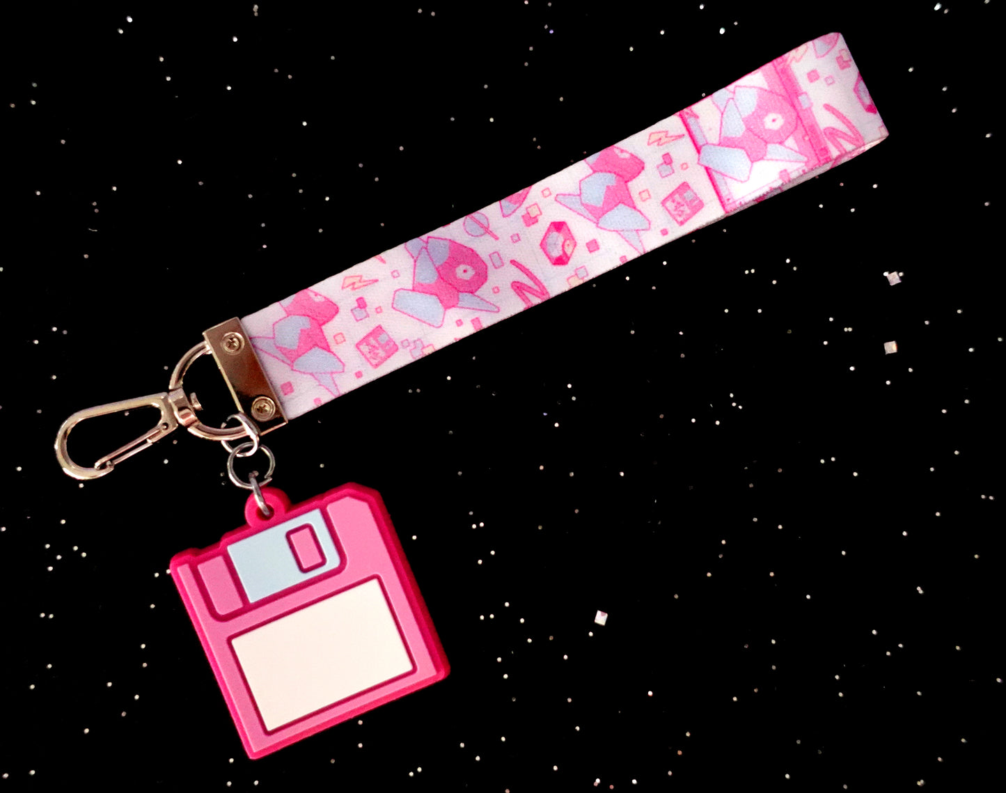 Porygon Lanyard Wristlet