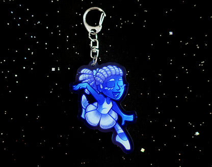 Blue 2.5" Acrylic Charm