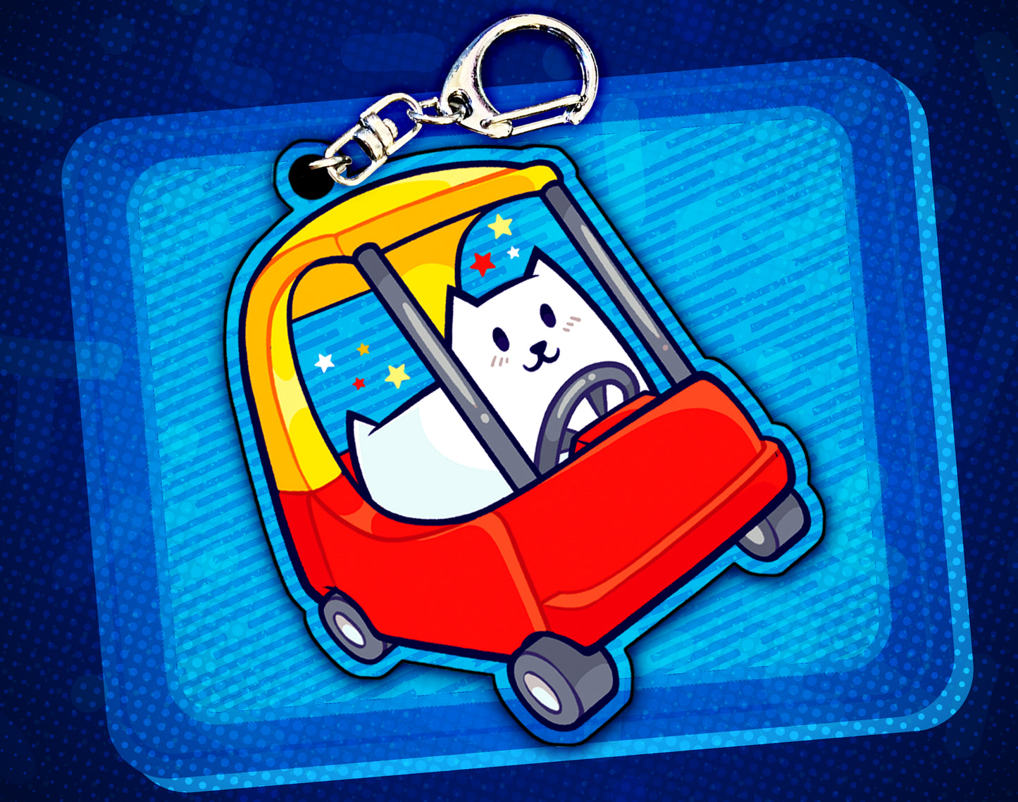 Annoying Dog 2.5" Acrylic Charm