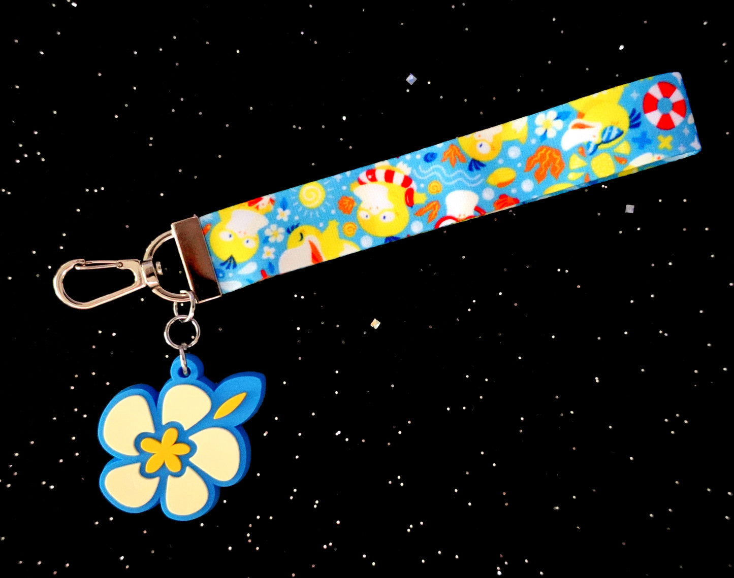 Psyduck Lanyard Wristlet