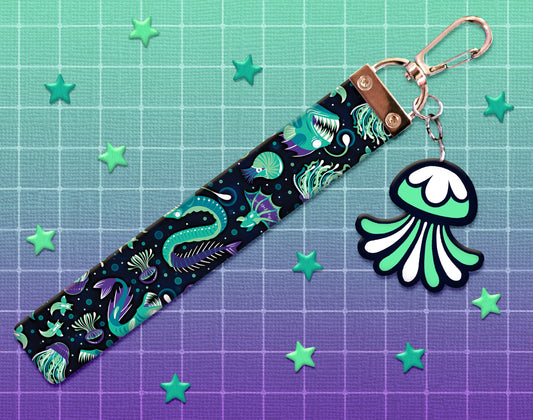 Deep Sea Lanyard Wristlet