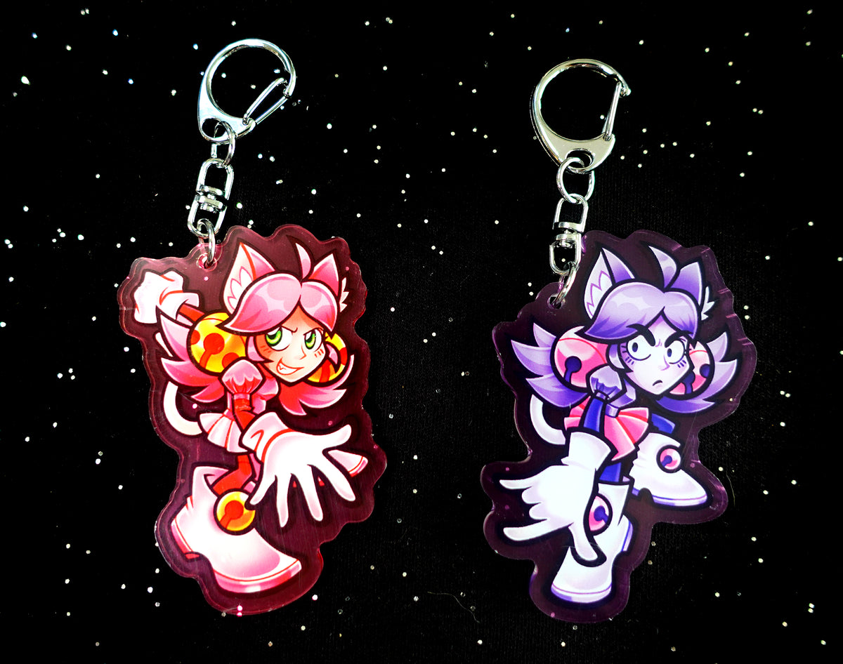 Pink's Ghost 2.5" Acrylic Charm