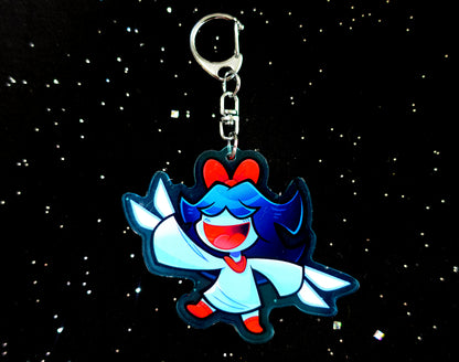 Aqua 2.5" Acrylic Charm