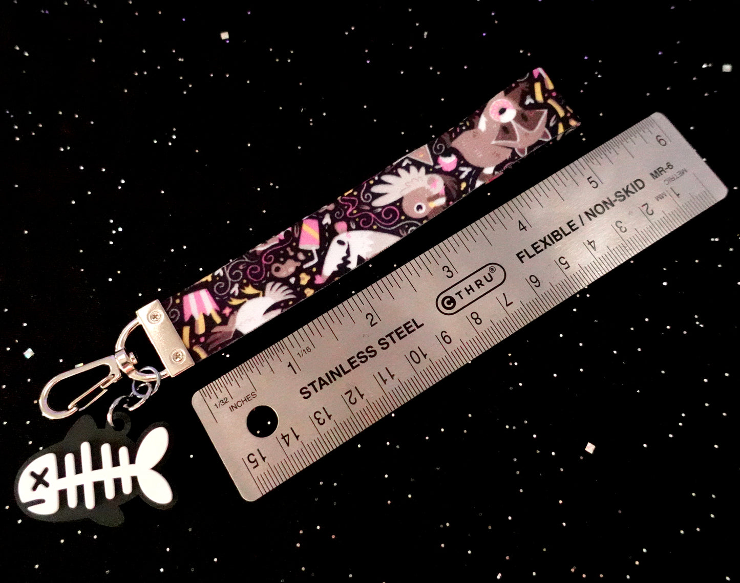 Security Breach Lanyard Wristlet