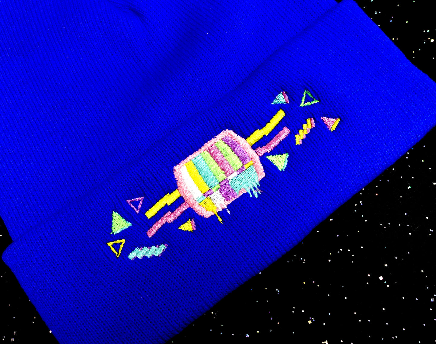 TV Static Beanie