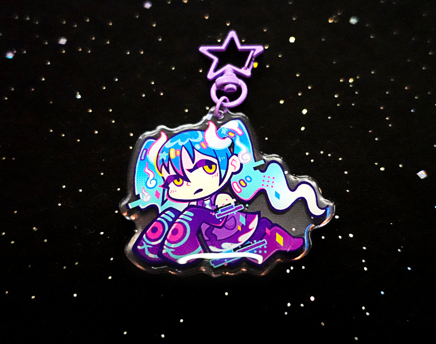Ghost-Type Miku 2.5" Acrylic Charm